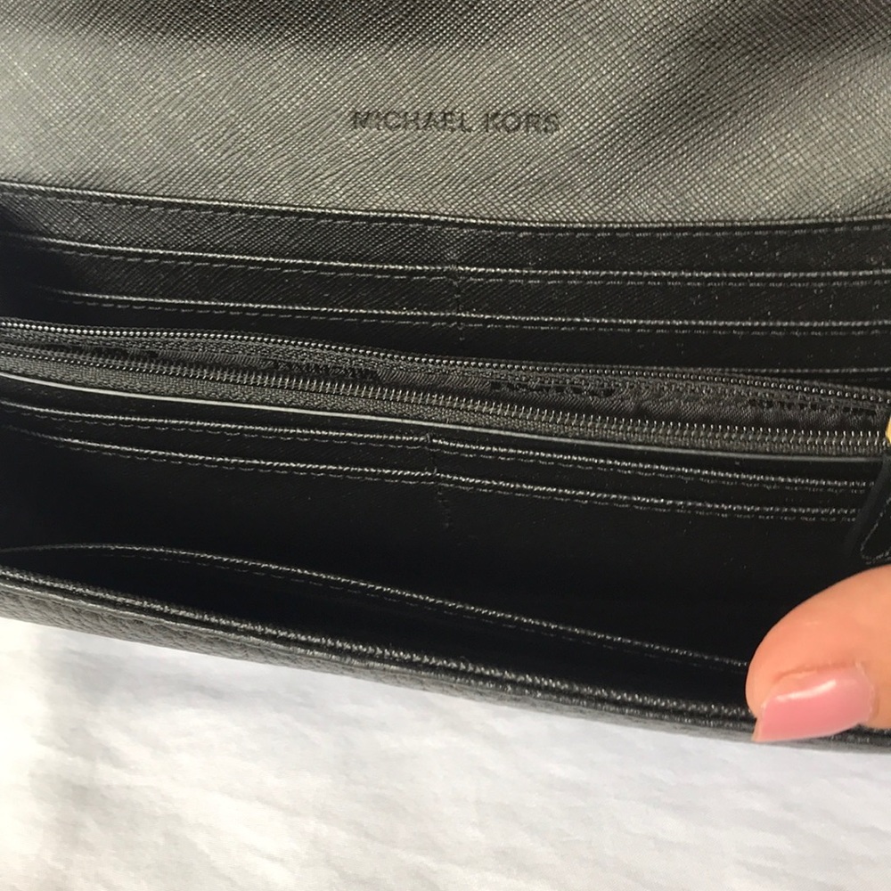 Large black Michael Kors wallet- SOLD! - Picture 3 of 4